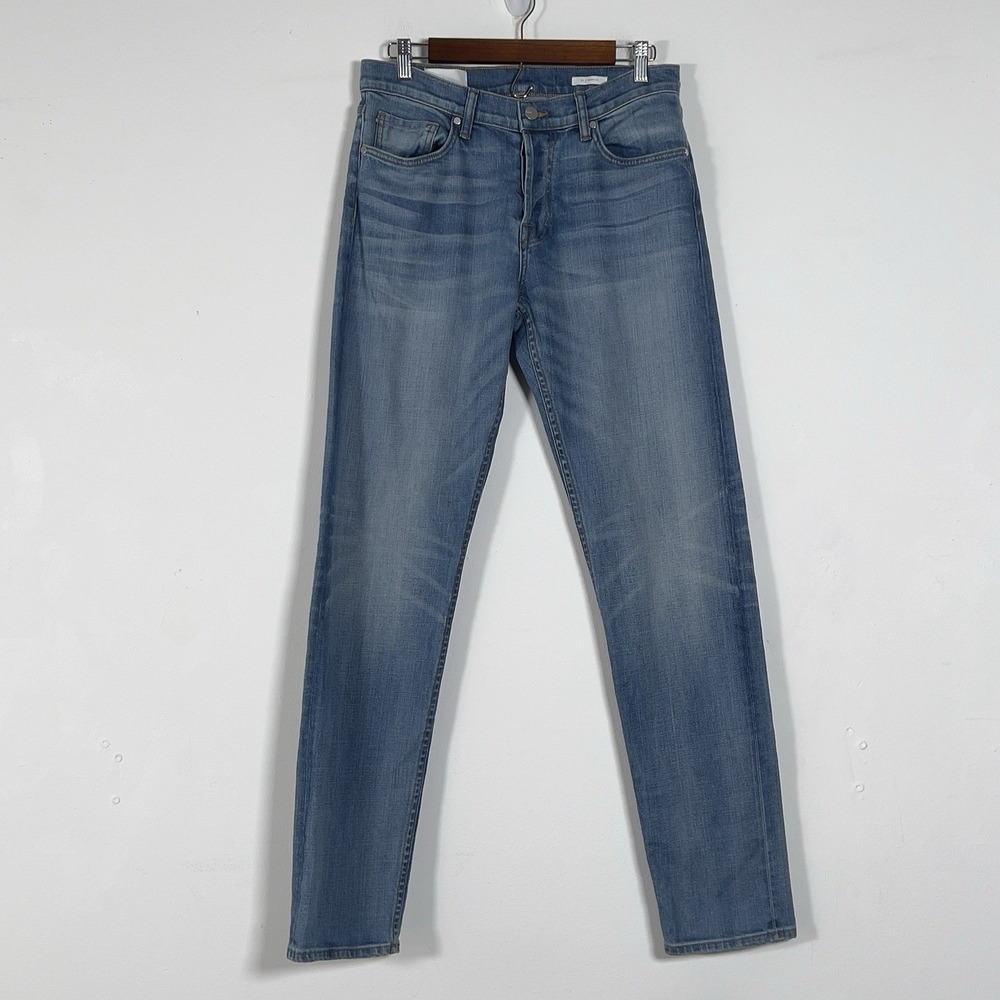 BLDWN Jeans Modern Slim Leg Jeans Mens Sz 31x32 Light Wash Button Fly